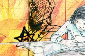 Le cahier de Danièle Kahn,  la guerre à hauteur d’enfant cachée